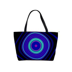 Digital Art Background Pink Blue Classic Shoulder Handbag