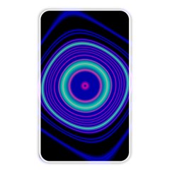 Digital Art Background Pink Blue Memory Card Reader (Rectangular)