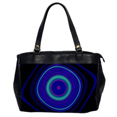 Digital Art Background Pink Blue Oversize Office Handbag