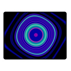 Digital Art Background Pink Blue Fleece Blanket (Small)