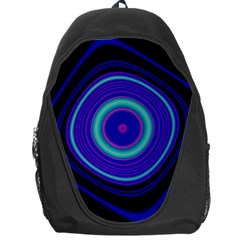 Digital Art Background Pink Blue Backpack Bag