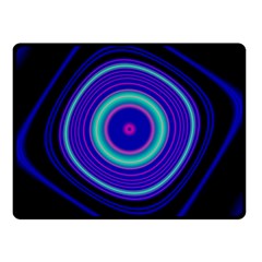 Digital Art Background Pink Blue Double Sided Fleece Blanket (Small) 