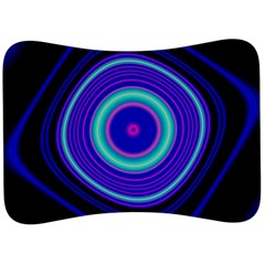 Digital Art Background Pink Blue Velour Seat Head Rest Cushion