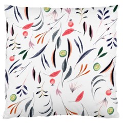 Watercolor Tablecloth Fabric Design Standard Flano Cushion Case (one Side)