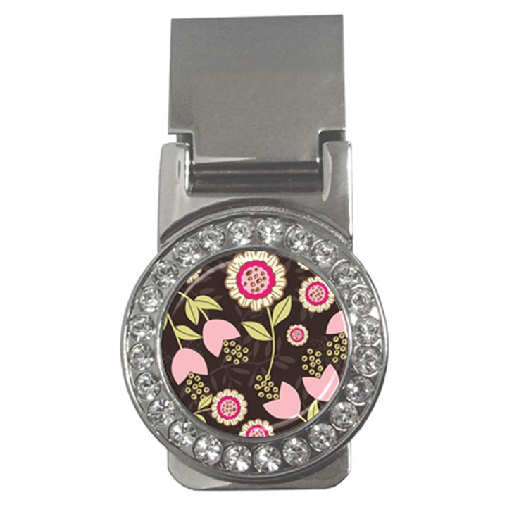 Flowers Wallpaper Floral Decoration Money Clips (CZ) 