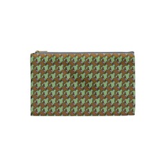 Barrel Of Monkey’s Houndstooth Pattern Bags Cosmetic Bag (small) by emilyzragz