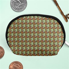 Barrel Of Monkey’s Houndstooth Pattern Bags Accessory Pouch (medium) by emilyzragz