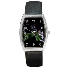 Plums Photo Art Fractalius Fruit Barrel Style Metal Watch by Sapixe