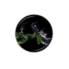 Plums Photo Art Fractalius Fruit Hat Clip Ball Marker by Sapixe