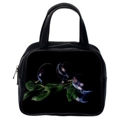 Plums Photo Art Fractalius Fruit Classic Handbag (one Side) by Sapixe