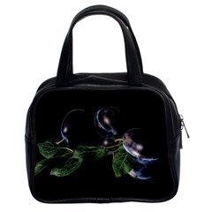 Plums Photo Art Fractalius Fruit Classic Handbag (two Sides) by Sapixe