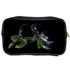 Plums Photo Art Fractalius Fruit Toiletries Bag (one Side) by Sapixe