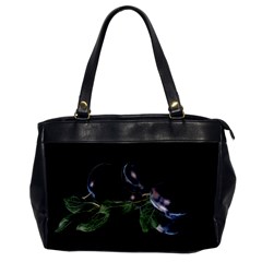 Plums Photo Art Fractalius Fruit Oversize Office Handbag by Sapixe