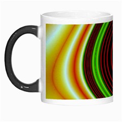 Digital Art Background Yellow Red Morph Mugs by Sapixe