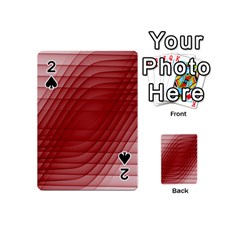 Background Light Glow Abstract Art Playing Cards 54 (mini) by Sapixe