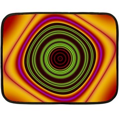 Digital Art Background Yellow Red Fleece Blanket (mini) by Sapixe