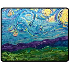 A Very Very Starry Night Fleece Blanket (medium) 