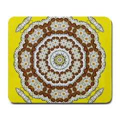 Pretty As A Flower Everywhere You Can See Large Mousepads by pepitasart