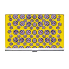 Sunshine And Floral In Mind For Decorative Delight Business Card Holder by pepitasart