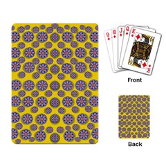 Sunshine And Floral In Mind For Decorative Delight Playing Cards Single Design by pepitasart