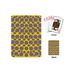 Sunshine And Floral In Mind For Decorative Delight Playing Cards (mini) by pepitasart