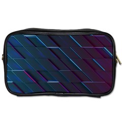 Glass Scifi Violet Ultraviolet Toiletries Bag (one Side) by Sapixe