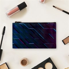 Glass Scifi Violet Ultraviolet Cosmetic Bag (small)