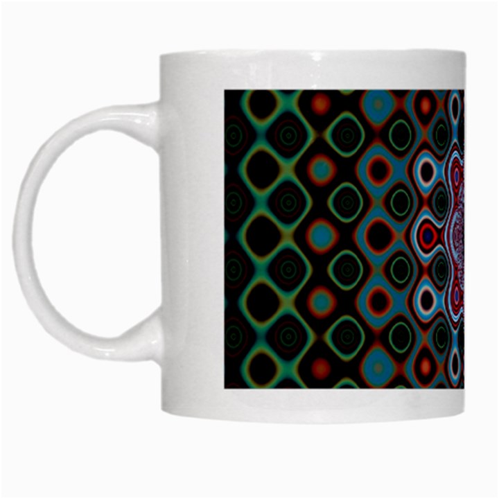 Digital Art Background Colors White Mugs