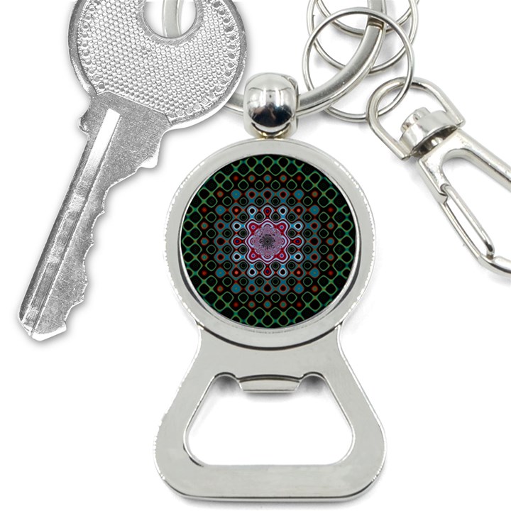 Digital Art Background Colors Bottle Opener Key Chains