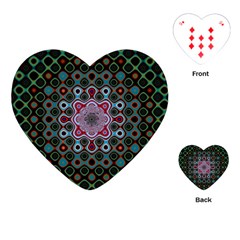 Digital Art Background Colors Playing Cards (Heart)