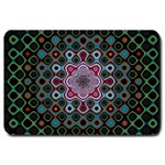 Digital Art Background Colors Large Doormat  30 x20  Door Mat