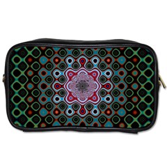 Digital Art Background Colors Toiletries Bag (One Side)