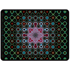 Digital Art Background Colors Fleece Blanket (Large) 