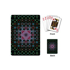 Digital Art Background Colors Playing Cards (Mini)