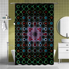 Digital Art Background Colors Shower Curtain 48  x 72  (Small) 