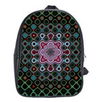 Digital Art Background Colors School Bag (XL) Front