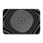 Digital Art Background Black White Plate Mats 18 x12  Plate Mat