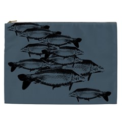 Carp Fish Cosmetic Bag (xxl) by kunstklamotte023