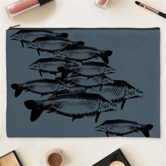 Carp Fish Cosmetic Bag (xxxl) by kunstklamotte023