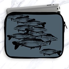 Carp Fish Apple Ipad 2/3/4 Zipper Cases by kunstklamotte023