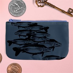 Carp Fish Large Coin Purse by kunstklamotte023