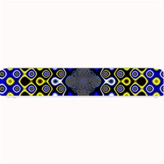 Digital Art Background Yellow Blue Small Bar Mats by Sapixe