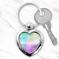 Background Art Abstract Watercolor Key Chains (heart)  by Sapixe