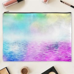 Background Art Abstract Watercolor Cosmetic Bag (XXXL)