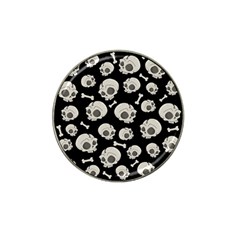 Halloween Skull Pattern Hat Clip Ball Marker by Valentinaart