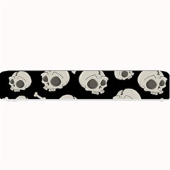 Halloween Skull Pattern Small Bar Mats by Valentinaart