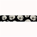 Halloween skull pattern Small Bar Mats 24 x4  Bar Mat