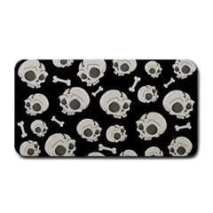 Halloween Skull Pattern Medium Bar Mats by Valentinaart