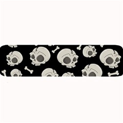 Halloween Skull Pattern Large Bar Mats by Valentinaart