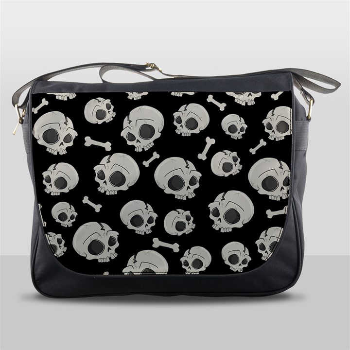 Halloween skull pattern Messenger Bag